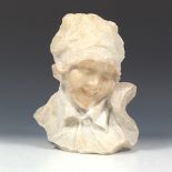 Alabaster of Young Woman ca. 1915