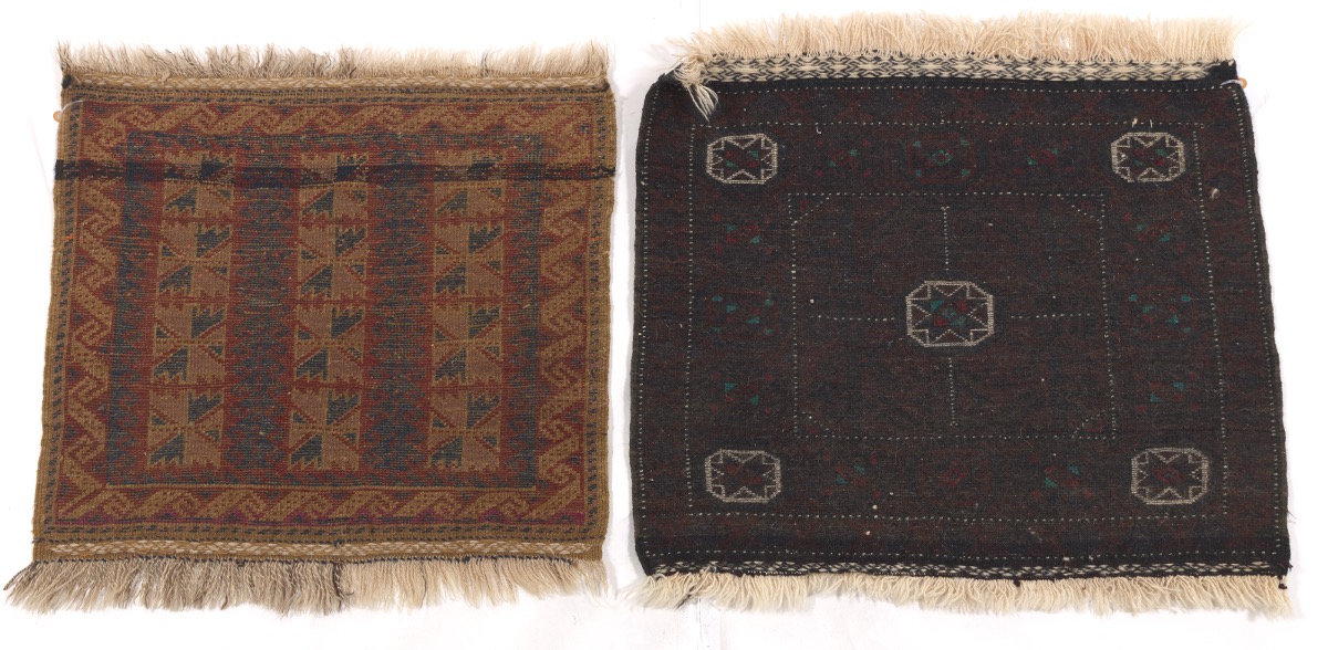 Two Very Fine Antique Hand Knotted Balouch Carpets, ca. 1920's - Image 2 of 3