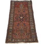 Antique Fine Hand Knotted Zanjan Carpet, ca. 1920's