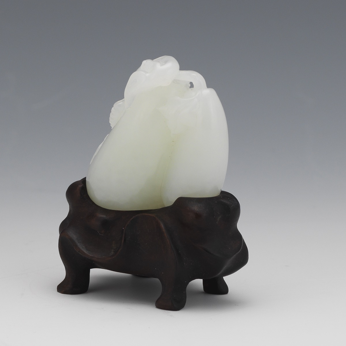 Finely Carved Jade Squashes - Image 5 of 7