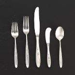 Towle Sterling Silver Flatware, "Rose Solitaire" Pattern