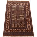 Very Fine Vintage Hand Knotted Balouch Carpet