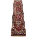 Very Fine Hand Knotted Heriz Serapi Runner