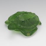 Lalique Frosted Glass Turtle