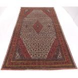 Very Fine Antique Hand Knotted Bibik Abad Carpet, ca. 1920's