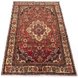 Very Fine Semi-Antique Hand Knotted Mahal Carpet, ca. 1970's