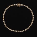 Ladies' Gold and Diamond Tennis Bracelet