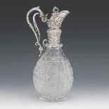 Silver and Crystal Claret Jug