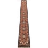 Hand Knotted Heriz Runner