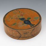 Chinese Lacquer Carved Wood Box and Cover, Qianlong Seal-Marks