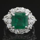 Ladies' Emerald and Diamond Ring