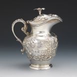 A. G. Schultz & Co. Baltimore Repousse Sterling Milk Pitcher