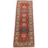 Very Fine Hand Knotted Caucasian Kazak Runner