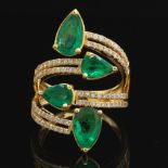 Ladies' Emerald and Diamond Ring