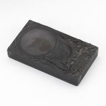 Chinese Carved "Phoenix" Ink Stone, in a Box