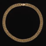 Ladies' Retro Gold Rolex Style Chocker Necklace/Double Wrap Bracelet