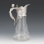 Crystal and Silver Claret Jug