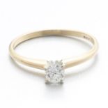 Ladies' Gold and Diamond Engagement Ring