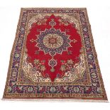 Very Fine Semi-Antique Hand Knotted Tabriz Carpet, ca. 1970's