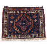 Rare Very Fine Antique Hand Knotted Qashqaie Shiraz Tribal Rug, ca. 1920's