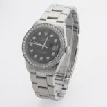 1977 Rolex Datejust Diamond Dial And Diamond Bezel Mens Automatic Watch