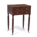 Sheraton Two Drawer End Table, ca. 1810