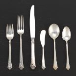 Oneida Sterling Flatware, "Damask Rose" Pattern