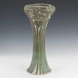 Art Nouveau Style Pottery Lily Vase