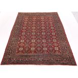 Semi-Antique Hand Knotted Mahal Carpet