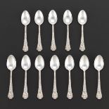 Gorham Teaspoons, "Cluny" Pattern