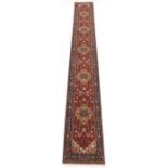 Hand Knotted Heriz Serapi Runner