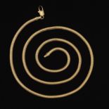Uno-A-Erre Italian Gold Snake Chain Necklace