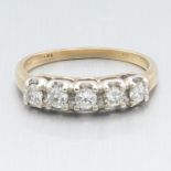 Ladies' Edwardian Gold and Diamond Band