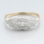 Ladies' Victorian Two-Tone Gold and Diamond Ring