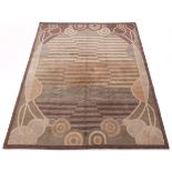 Very Fine Hand Knotted Gabbeh Art Deco Style Carpet