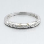 Ladies' Art Deco Platinum and Diamond Band