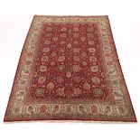 Fine Semi-Antique Hand Knotted Tabriz Carpet