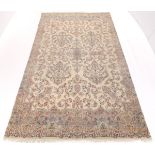 Semi-Antique Hand Knotted Lavar Kerman Carpet