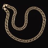 Italian DG Gold Heavy Inner Link Chain Fashion Necklace