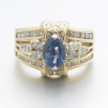 Ladies' Sapphire and Diamond Ring