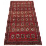 Fine Semi-Antique Hand Knotted Turkoman Wide Runner