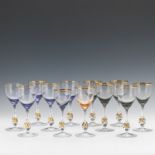 Crystal Wine Glasses, Set of Twelve