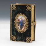 Ursuline Manual with Reverse Painted Glass Cover