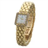 CYMA 18k Italian Gold and Diamond Dress Watch and Bracelet
