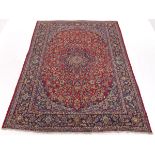 Semi-Antique Hand Knotted Isfahan Carpet