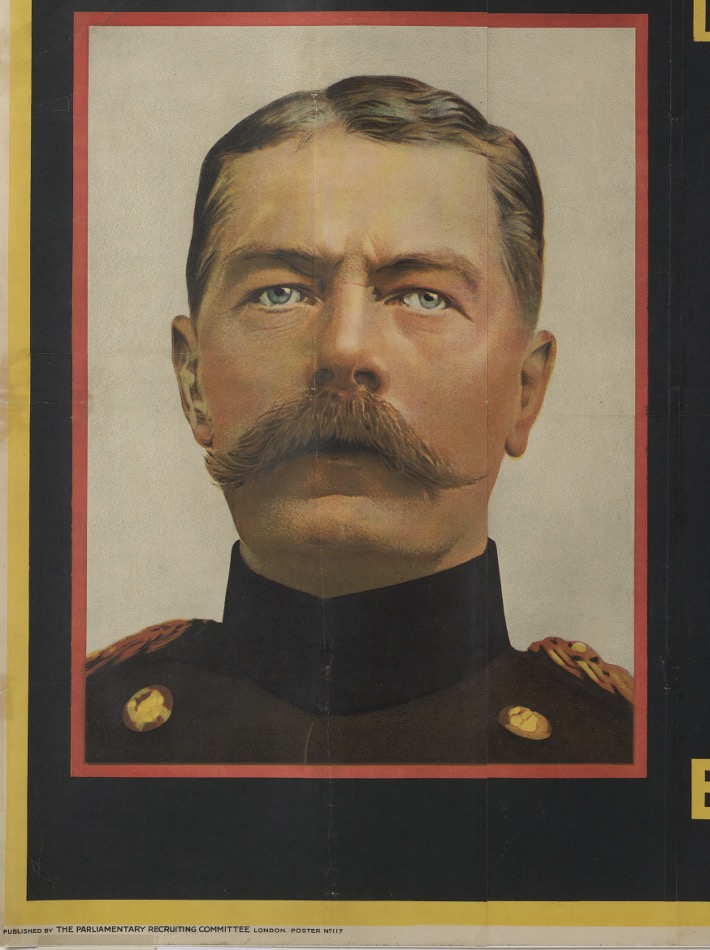 Original British WWI Recruitment Poster "Lord Kitchner Says" - Image 3 of 5