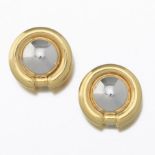 Chismpesan 18k Yellow and White Gold Earrings