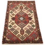 Semi-Antique Very Fine Hand Knotted Malayer Carpet