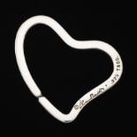 Tiffany & Co. Sterling Silver Heart Key Ring