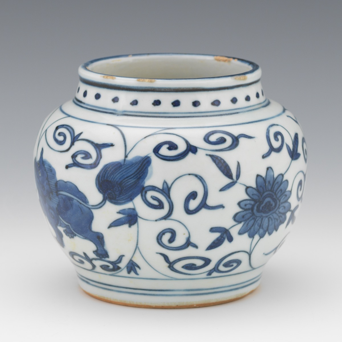 Chinese Porcelain Blue and White Jar, Apocryphal Wanli Marks - Image 4 of 7